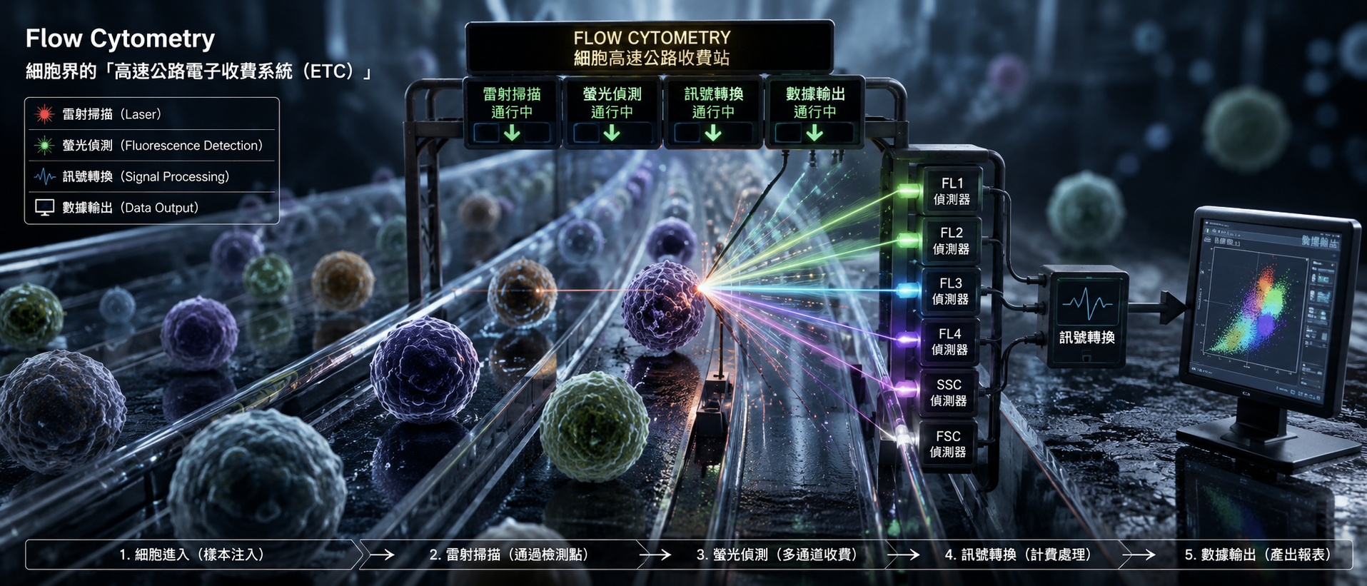 流式細胞術（Flow Cytometry）的第一堂課